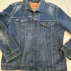 Levi’s slightly distressed denim jacket